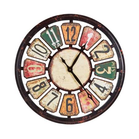 Horloge ATHENA multicolore 