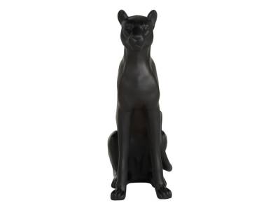Statue PANTHERE noire H. 52 cm